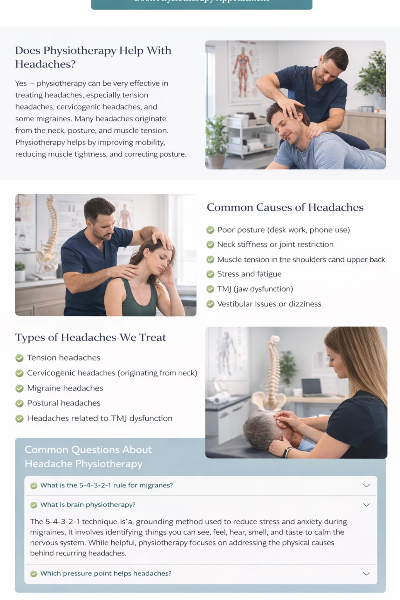 Physiotherapy for headaches Hamilton